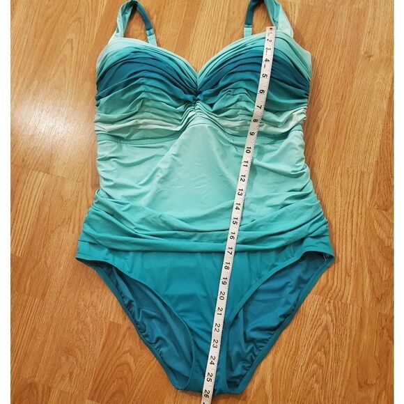 Bleu Rod Beattie Sea Dive Ruched One Piece 18W - Picture 9 of 13